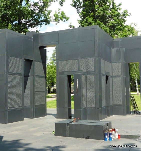 Zagreb Mirogoj Cemetery Monument To The Missing