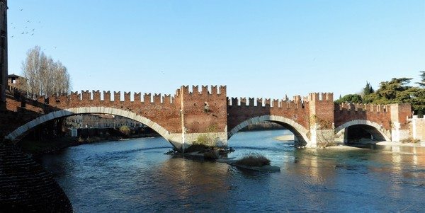 Ponte Scaligero Verona Italy 